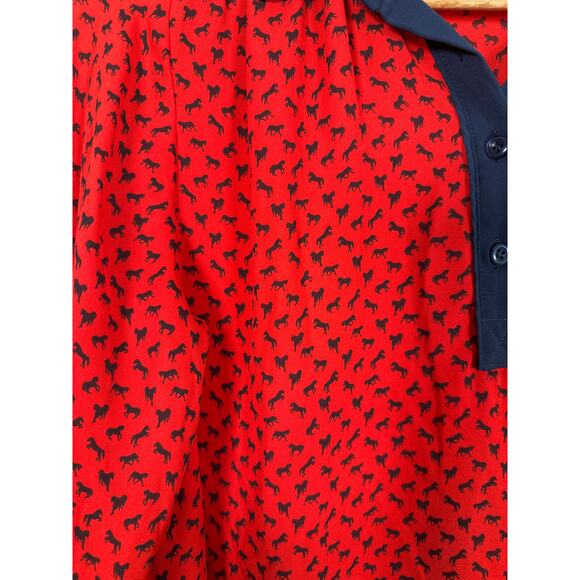 Free People Horse Button Popover Womens Size XS Semi Sheer Long Sleeve - Picture 2 of 8